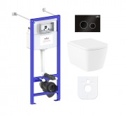 Комплект инсталляции и унитаза 6 в 1 Lavinia Boho Relfix Aveo Rimless 77050212