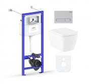 Комплект инсталляции и унитаза 6 в 1 Lavinia Boho Relfix Aveo Rimless 77050207