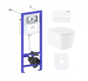 Комплект инсталляции и унитаза 6 в 1 Lavinia Boho Relfix Aveo Rimless 77050205