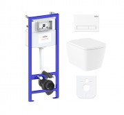Комплект инсталляции и унитаза 6 в 1 Lavinia Boho Relfix Aveo Rimless 77040121