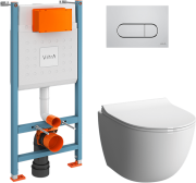 Комплект инсталляции с унитазом Vitra L-Box Sento Rim-Ex 9830B003-7212 Комплект инсталляции с унитазом Vitra L-Box Sento Rim-Ex 9830B003-7212