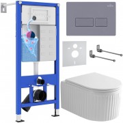 Комплект 6 в 1 Roxen StounFix Dual Fresh 968226 клавиша смыва Caspia 410280DG + Roxen Royal Matt 530200-01 Комплект 6 в 1 Roxen StounFix Dual Fresh 968226 клавиша смыва Caspia 410280DG + Roxen Royal Matt 530200-01