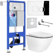 Комплект инсталляции для унитаза 6 в 1 Roxen StounFix Dual Fresh 964658 Santi хром глянец, с аромадозатором