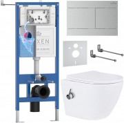 Комплект инсталляции Roxen 6 в 1 StounFix Dual Fresh 868587 клавиша сатин Комплект инсталляции Roxen 6 в 1 StounFix Dual Fresh 868587 клавиша сатин