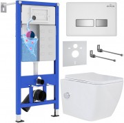 Комплект инсталляции Roxen StounFix Dual Fresh 640526 белый, с аромадозатором Комплект инсталляции Roxen StounFix Dual Fresh 640526 белый, с аромадозатором