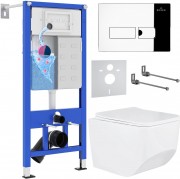 Комплект инсталляции Roxen StounFix Dual Fresh 594218 клавиша хром глянцевый Комплект инсталляции Roxen StounFix Dual Fresh 594218 клавиша хром глянцевый