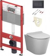 Унитаз подвесной с инсталляцией AM.PM Sunny Flashclean C85C1701SC + TECE 9400414 Унитаз подвесной с инсталляцией AM.PM Sunny Flashclean C85C1701SC + TECE 9400414