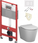 Унитаз подвесной с инсталляцией AM.PM Sunny Flashclean C85C1701SC + TECE Kit 9400413