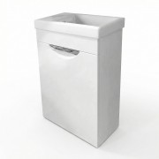 Тумба с умывальником Emmy Милли 40 R + S-UM-COM40/1-w Тумба с умывальником Emmy Милли 40 R + S-UM-COM40/1-w