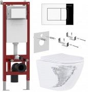 Комплект инсталляции Asten Readle Zentralmodul AR0601-205CH клавиша хром глянцевый Комплект инсталляции Asten Readle Zentralmodul AR0601-205CH клавиша хром глянцевый