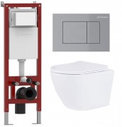 Комплект инсталляции Asten Readle Zentralmodul AR0601-185M клавиша хром матовый