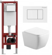 Комплект инсталляции Asten Readle Zentralmodul AR0601-135W клавиша белый глянец