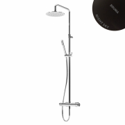 Душевая стойка Bruma Leaf Night Sky 1676531NS черный матовый