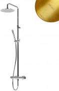 Душевая стойка Bruma Leaf Sunrise 1676531SR золото