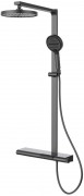 Душевая стойка Vincea Aspire VSFS-4AS1GM оружейная сталь