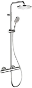 Душевая стойка Remer Elegance EQ32A8MPMD20 с термостатом, хром
