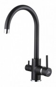Смеситель для кухни PAULMARK Essen Es213211-418(BLM) черный металлик