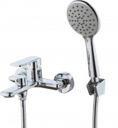 Смеситель для ванны Lemark Melior LMF-1022B-C с душевой лейкой