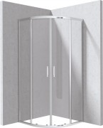 Душевой уголок Deante Funkia Evo KYP_0099P 90x90 стекло прозрачное, профиль хром
