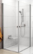Душевой уголок Ravak Chrome CRV1+CRV1 100x100 стекло блестящий+Transparent Душевой уголок Ravak Chrome CRV1+CRV1 100x100 стекло блестящий+Transparent