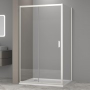 Душевой уголок Aquabath Atlas AB-11C-1080-2000 100x80 стекла прозрачные, профиль хром