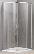 Душевой уголок Adema Glass Line 90 Brushed Nickel 90x90 стекла прозрачные, профиль брашированный никель Душевой уголок Adema Glass Line 90 Brushed Nickel 90x90 стекла прозрачные, профиль брашированный никель