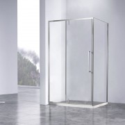 Душевой уголок Vincea Slim-N VSR-4SNP9010CL 100x90 прозрачное стекло / профиль хром