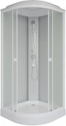 Душевая кабина Niagara Promo P100/13/MT 100x100 стекла матовые, профиль белый
