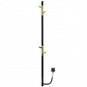 Полотенцесушитель электрический PRIMUM.E2.L.15х140.H4.TIMER.BLACK-GOLD