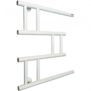 Полотенцесушитель водяной Fincopper Ral9016 FCM 50x50 (боковое подключение, белый)