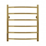 Полотенцесушитель водяной Raduga. Л. 50х60.Д6.G1 (GOLD)