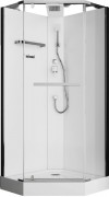 Душевая кабина Oda H901 90x90 без крыши, стекла прозрачные, профиль хром Душевая кабина Oda H901 90x90 без крыши, стекла прозрачные, профиль хром