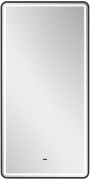 Зеркало с подсветкой EQUIL STOUNE 50х90 чёрный Зеркало с подсветкой EQUIL STOUNE 50х90 чёрный