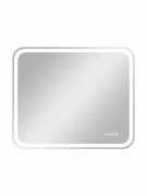 Зеркало Континент Russo LED 80x70 с подогревом и часами Зеркало Континент Russo LED 80x70 с подогревом и часами