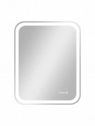 Зеркало Континент Russo LED 60x70 с подогревом и часами Зеркало Континент Russo LED 60x70 с подогревом и часами