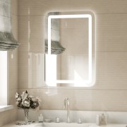 Зеркало Континент Lucia LED 70x90 с подсветкой и сенсорным управлением