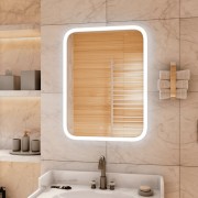 Зеркало Континент Glamour LED 80x120 с подсветкой и сенсорным управлением