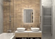 Зеркало Континент Burzhe LED 60x70 ореольная холодная подсветка и Б/К сенсор Зеркало Континент Burzhe LED 60x70 ореольная холодная подсветка и Б/К сенсор