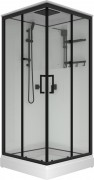 Душевая кабина Triton Рич-Блэк М4 90x90 A стекло прозрачное / профиль черный матовый