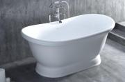 Ванна из литого мрамора Salini Ettora 174x90,5 Sapirit глянцевая