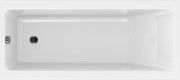 Ванна акриловая Cersanit Crea 180x80 P-WP-CREA-180NL с сифоном Prime 64287 (без ножек, сифон черный)