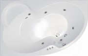 Ванна акриловая Triton Мари 170x110 R Релакс Flat (с гидромассажем)