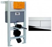 Инсталляция OLI Expert 82 с клавишей смыва Slim хром Инсталляция OLI Expert 82 с клавишей смыва Slim хром