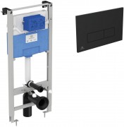Инсталляция для унитаза Ideal Standard Prosys Frame 120 M R020467 с черной матовой клавишей смыва R0121A6