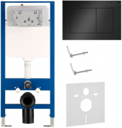 Инсталляция Amore di Mare QuickFit 50114 с кнопкой 814MB матовый черный Инсталляция Amore di Mare QuickFit 50114 с кнопкой 814MB матовый черный