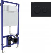 Инсталляция для унитаза Visam Slim 525 с кнопкой O5 / EX-040265 (черный Soft Touch) Инсталляция для унитаза Visam Slim 525 с кнопкой O5 / EX-040265 (черный Soft Touch)