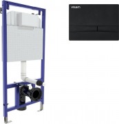 Инсталляция для унитаза Visam Slim 525 с кнопкой F5 / EX-040255 (черный Soft Touch) Инсталляция для унитаза Visam Slim 525 с кнопкой F5 / EX-040255 (черный Soft Touch)