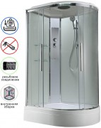 Душевая кабина Avacan EM3812LT AVA 120x80 левая, стандарт, стекла прозрачные, профиль хром Душевая кабина Avacan EM3812LT AVA 120x80 левая, стандарт, стекла прозрачные, профиль хром