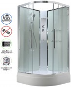 Душевая кабина Avacan EM3080NT AVA 80x80 без крыши, стекла прозрачные, профиль хром Душевая кабина Avacan EM3080NT AVA 80x80 без крыши, стекла прозрачные, профиль хром