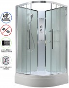 Душевая кабина Avacan EM3011NT AVA 110x110 без крыши, стекла прозрачные, профиль хром Душевая кабина Avacan EM3011NT AVA 110x110 без крыши, стекла прозрачные, профиль хром